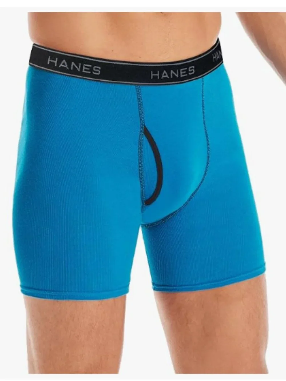New Hanes 6 Pack Mens Underwear Boxer Briefs, Cool & Breathable Cotton